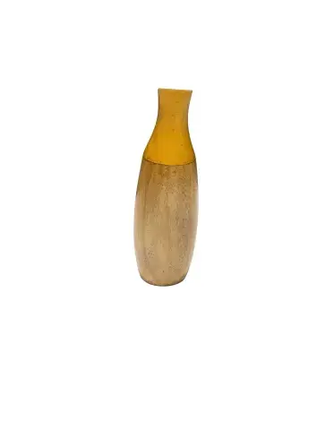 Récipient Traditionnel en Bois Sculpté – Artisanat du Burundi
