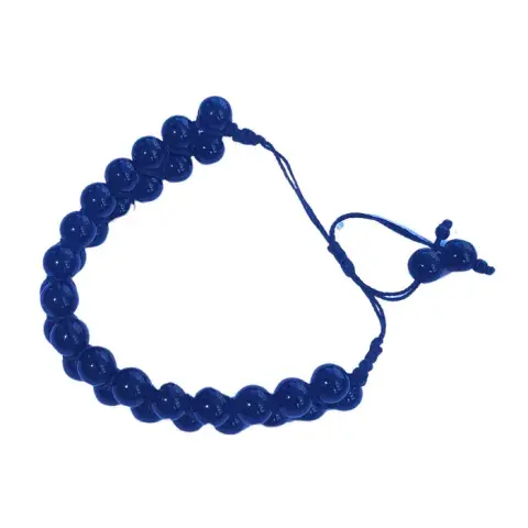 Bracelet Noir en Perles – Élégance Minimaliste Artisanale