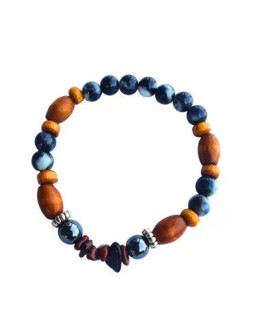 Bracelet Éclats Bruns – Version Élastique