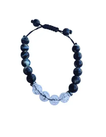 Bracelet Craquelé Cristal – Version Ajustable