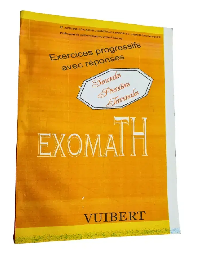 Exomath – Exercices progressifs avec réponses | Secondes, Premières, Terminales