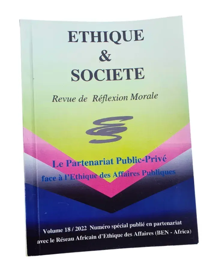 Éthique & Société – Revue de réflexion morale: Le partenariat public-privé face à l’éthique des affaires publiques