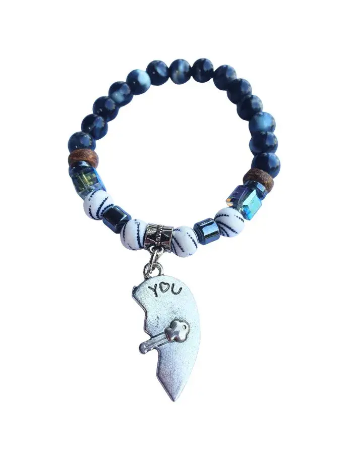 Bracelet Cœur Brisé — YOU – Version Élastique