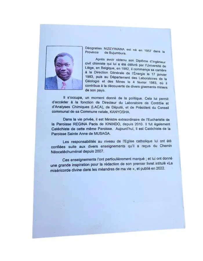 Notre Milieu Humain Est Jalonné d'Embûches (Déogratias Nizeyimana)