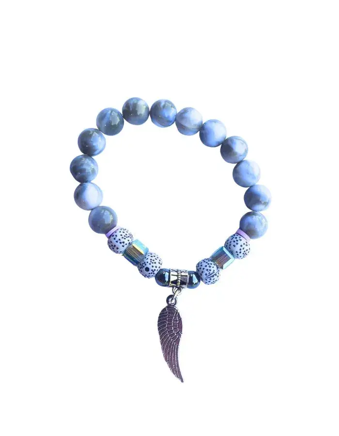 Bracelet Aile d'Ange – Version Élastique