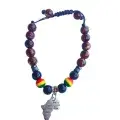 Bracelet Carte d'Afrique Ambrée – Version Ajustable