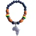 Bracelet Carte d'Afrique – Version Élastique